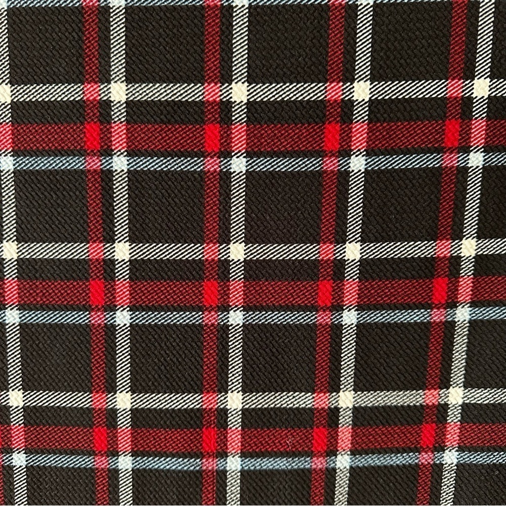 Vintage Y2K Off The Shoulder Plaid Bodycon Sexy Mini Dress Black White Blue Red - Picture 3 of 6